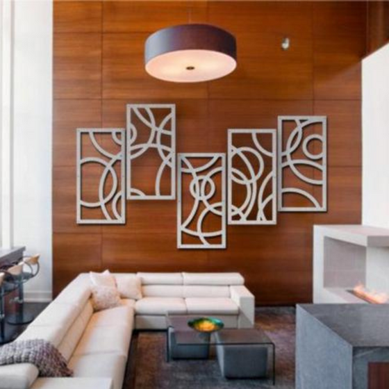 Acrylic Wall Panel Set (5 pcs) – Sleek, Stylish & Striking3