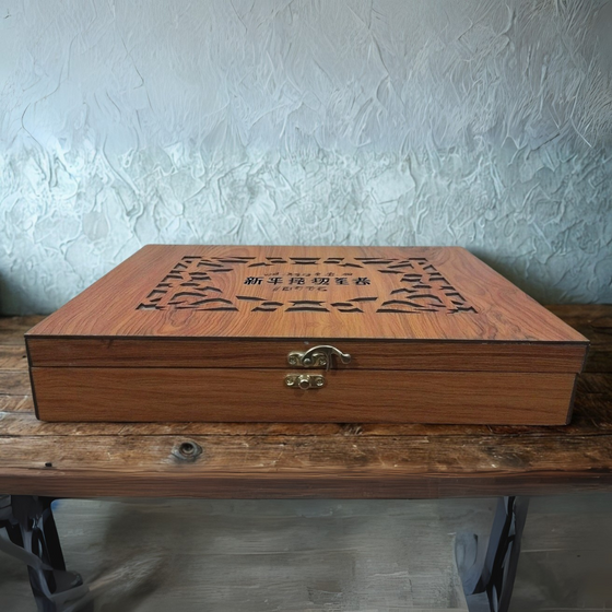 Handcrafted Wooden Suit Storage Box – Premium Finish