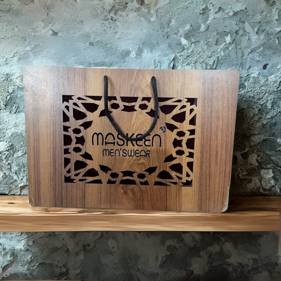 Custom Wooden Suit Box – Perfect for Weddings & Gifts