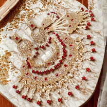  Cultural Bridal Ensemble – Necklace, Jhumkas, Teeka & Jhumar