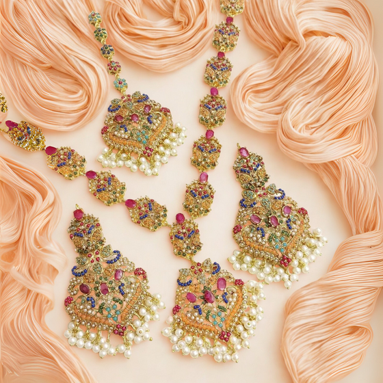 Heritage Navratan Jewelry – Ruby, Emerald, Sapphire & More