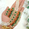 Luxury Zircon Choker Jewelry Set for Weddings & Parties