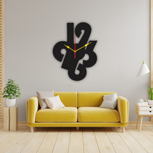  Bold Numbers Clock – Modern Wooden Wall Accent