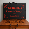 Deluxe Wooden Gift Box – Custom Text & Logo Engraving